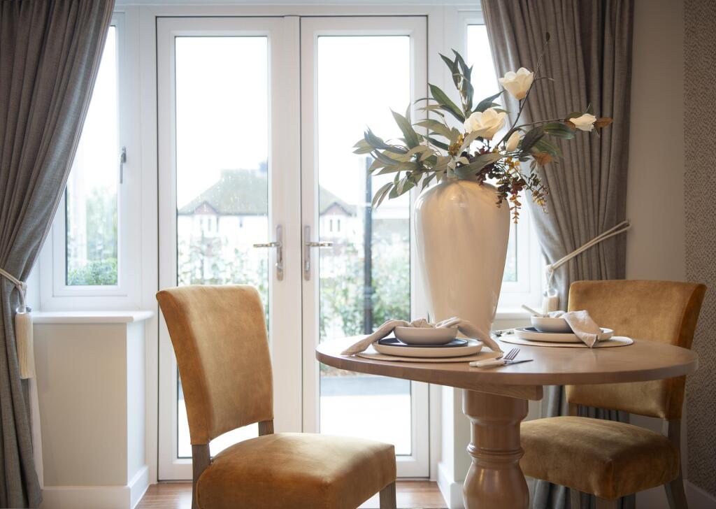 Show home dining area