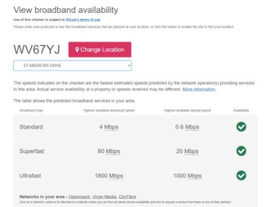 Broadbnd Checker 20 St Andrews Sept 2025