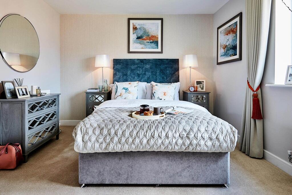 A well proportioned main bedroom creates a space for you to unwind