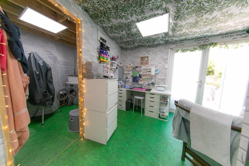 Garage rear, craft room &amp; utiliti...