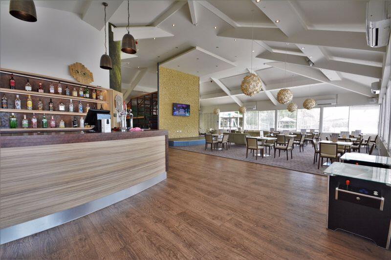 Cafe and seating area