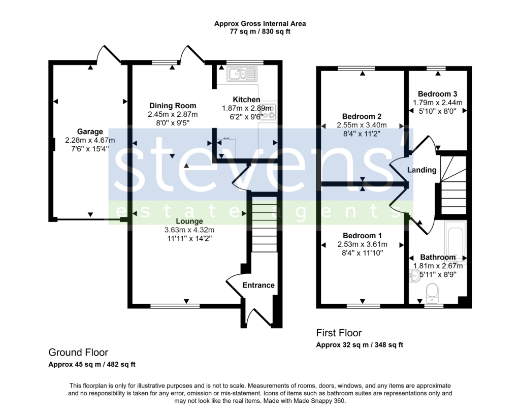3 The Heathers floorplan