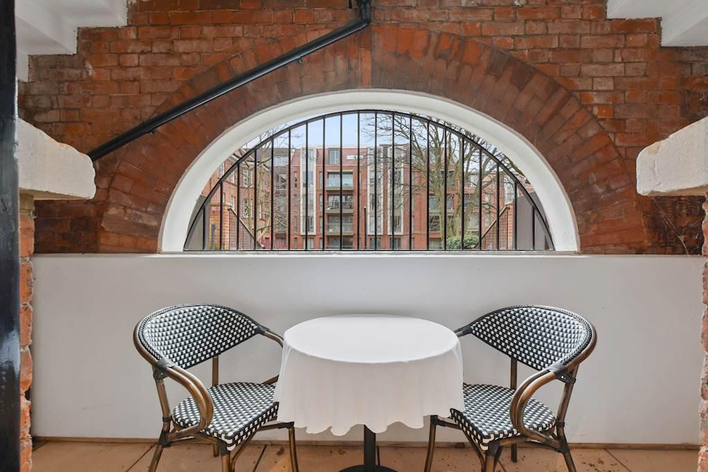 Inside patio