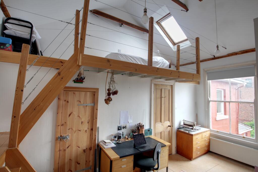 Mezzanine and studio