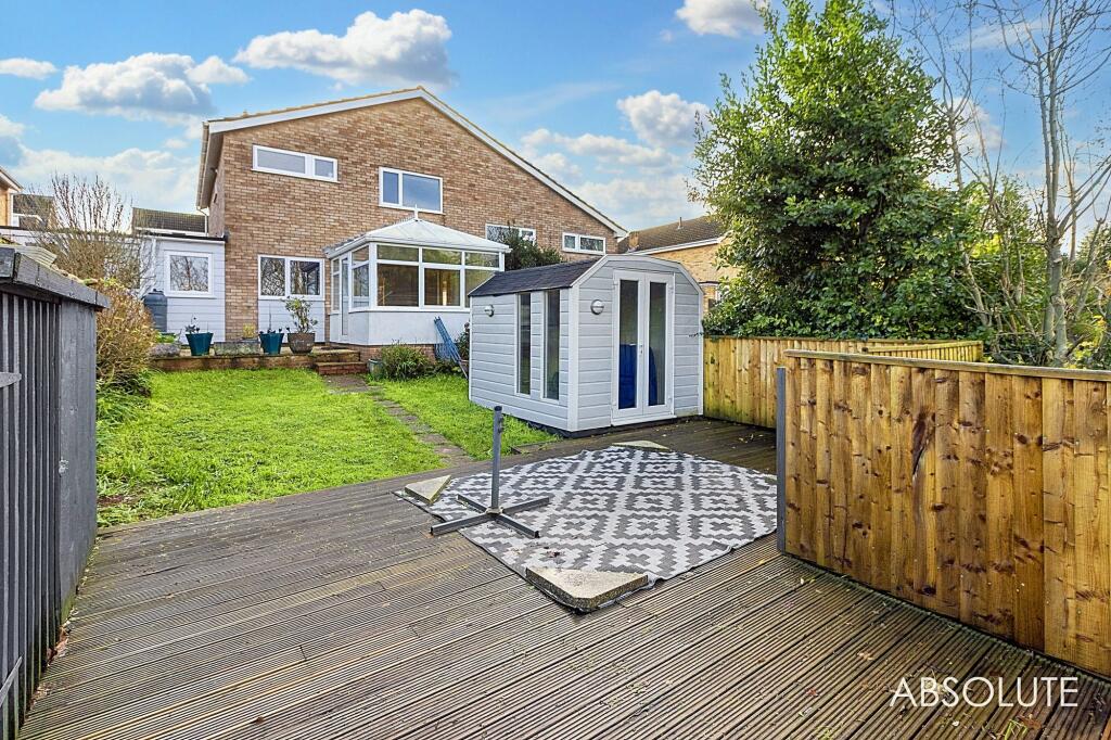 Garden and rear with garden room