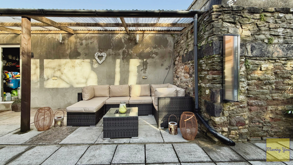 Patio seating area