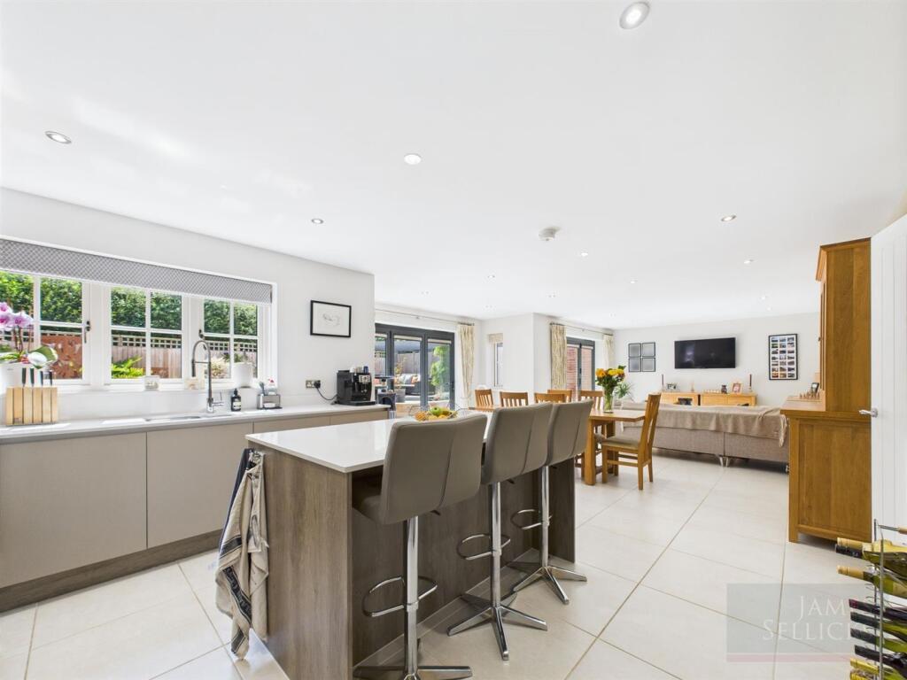 Open plan living kitchen