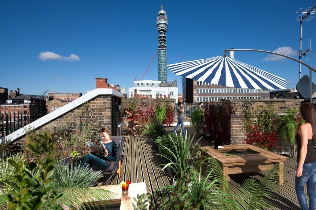 Rooftop terrance