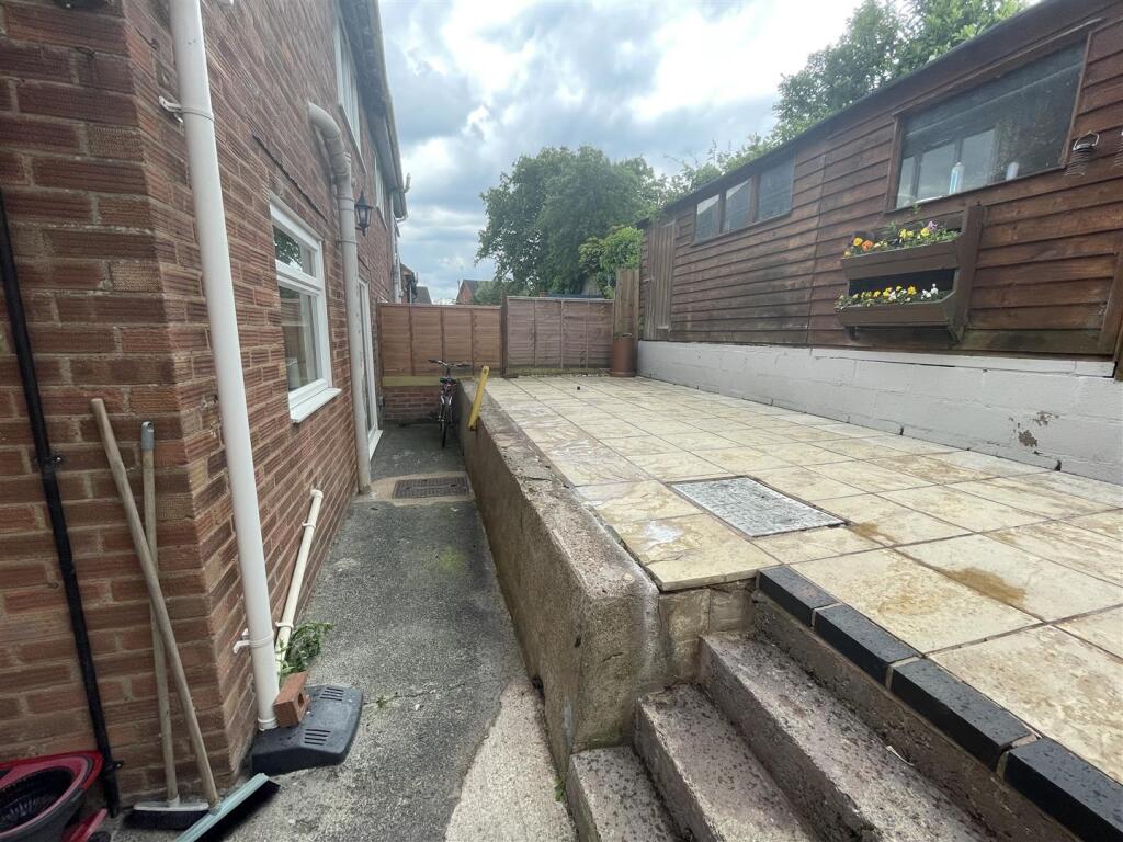 Rear garden