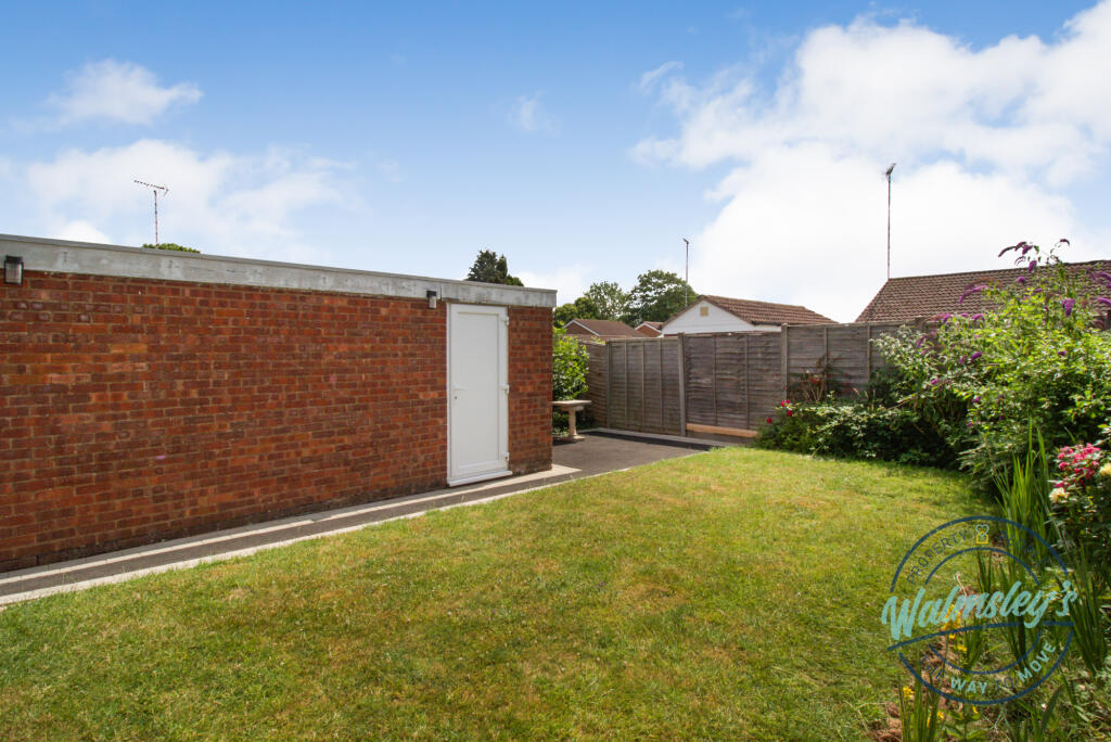 Rear garden from conservatory