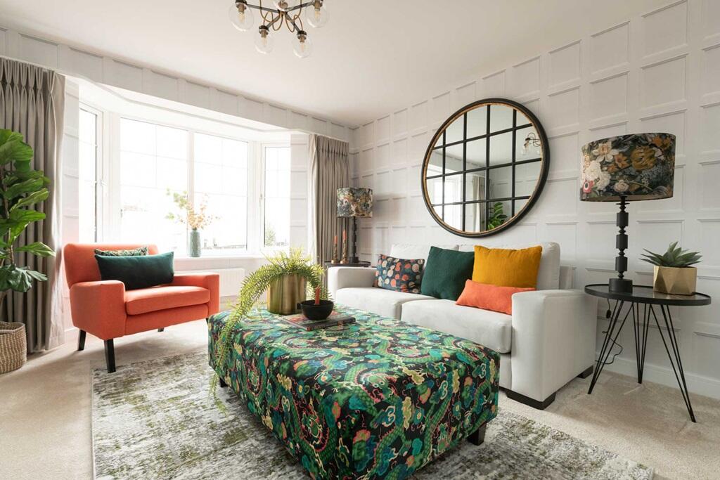 A great space with room for 2 sofas or a corner sofa