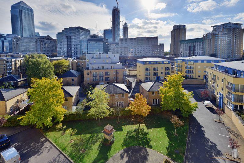 View over communal garden