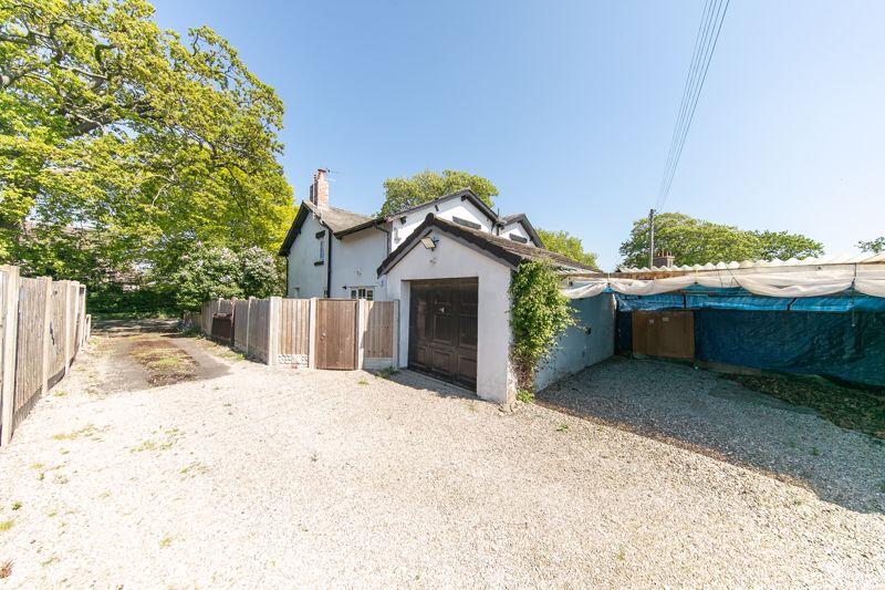 Parking area and garage