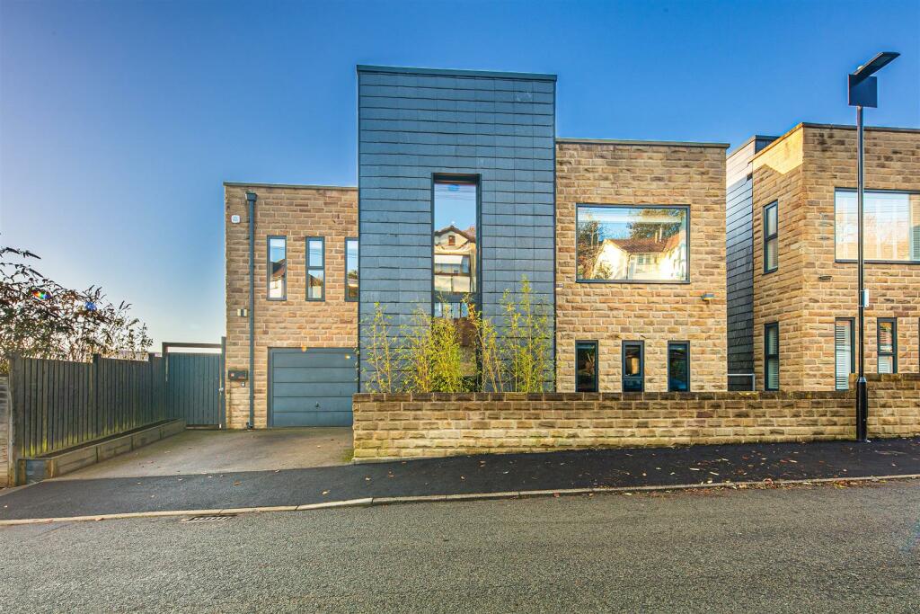 Straight on main from street