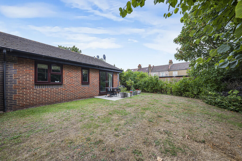 Rear of property ...