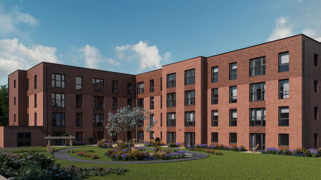 An artist's impression of Botham Place's Rear Exterior View