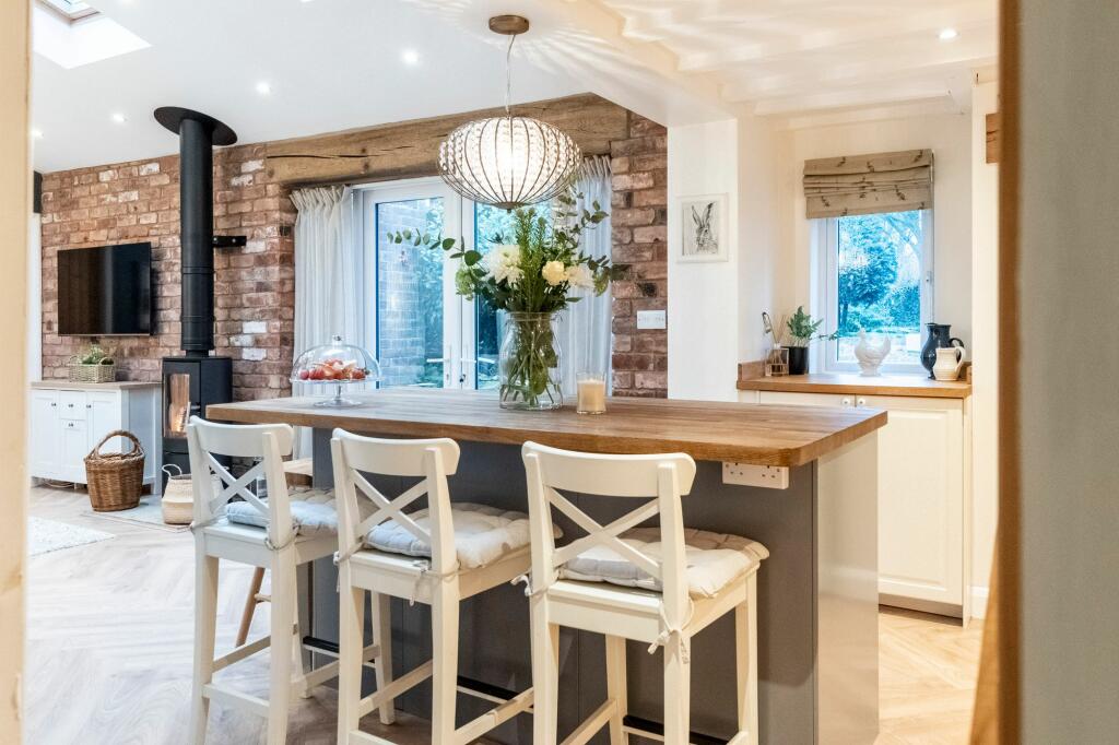 Beautiful open plan Kitchen Living Area