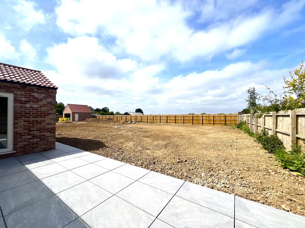 Plot 4 rear patio