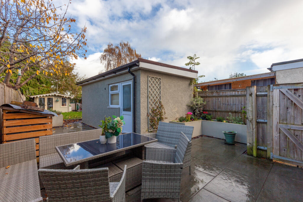 Patio and Outbuilding