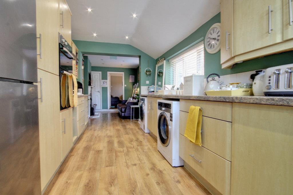 Kitchen with french doors to garden
