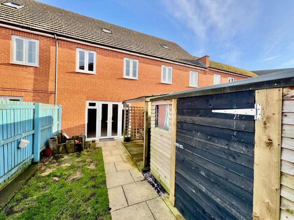 Rear Garden and Shed
