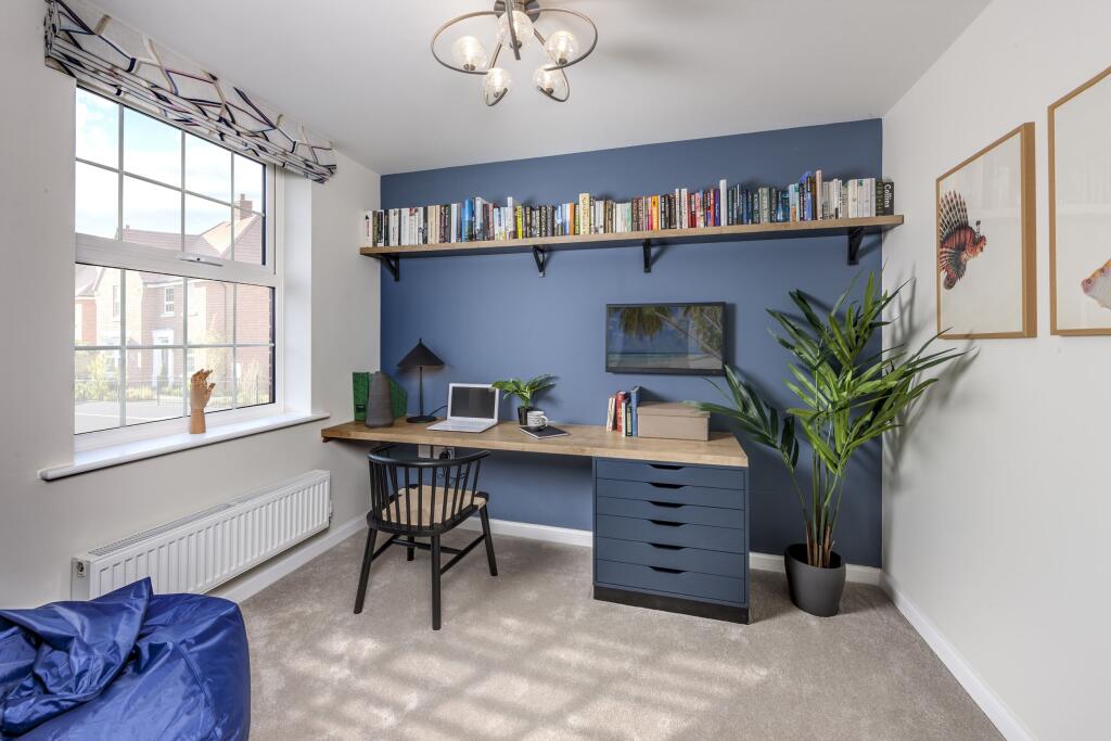 Holden show home study area