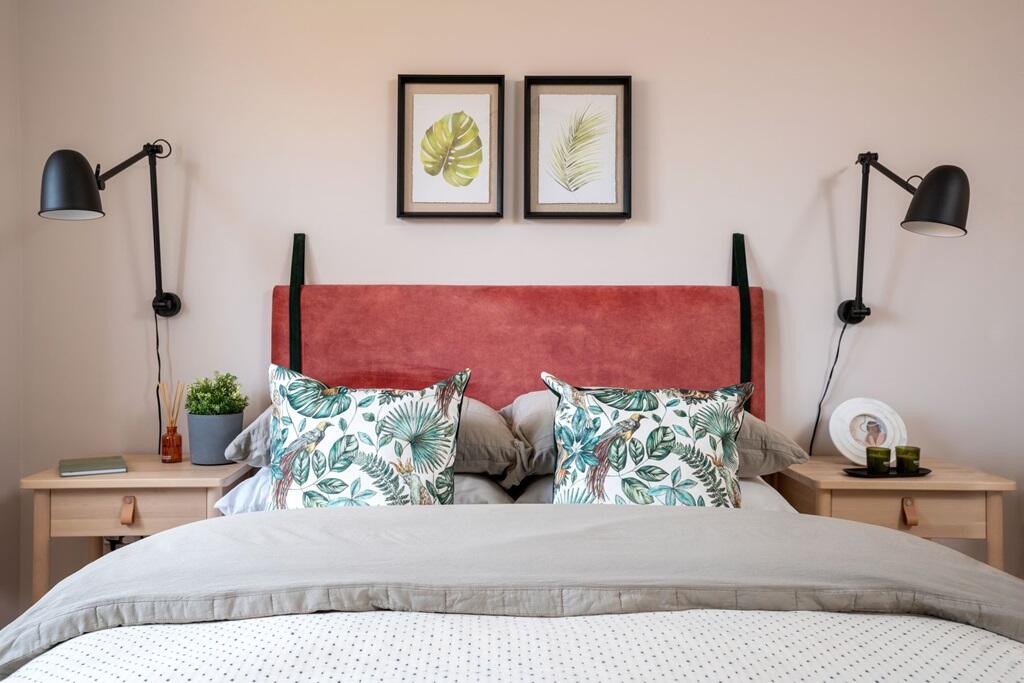 Bedroom two is a tranquil retreat