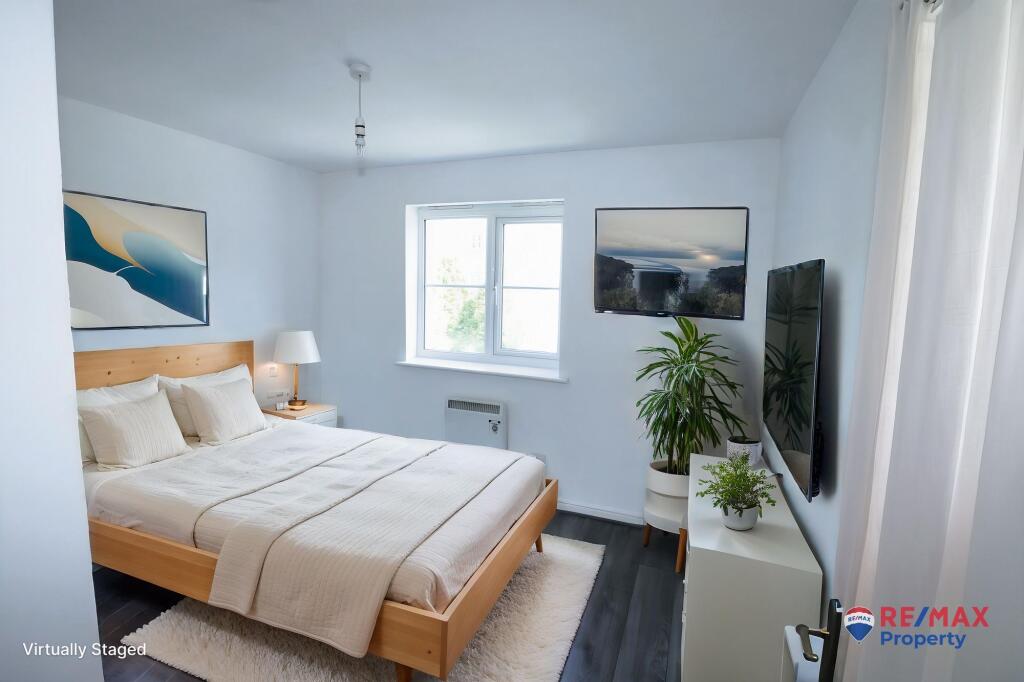 Virtually Staged Bedroom 1