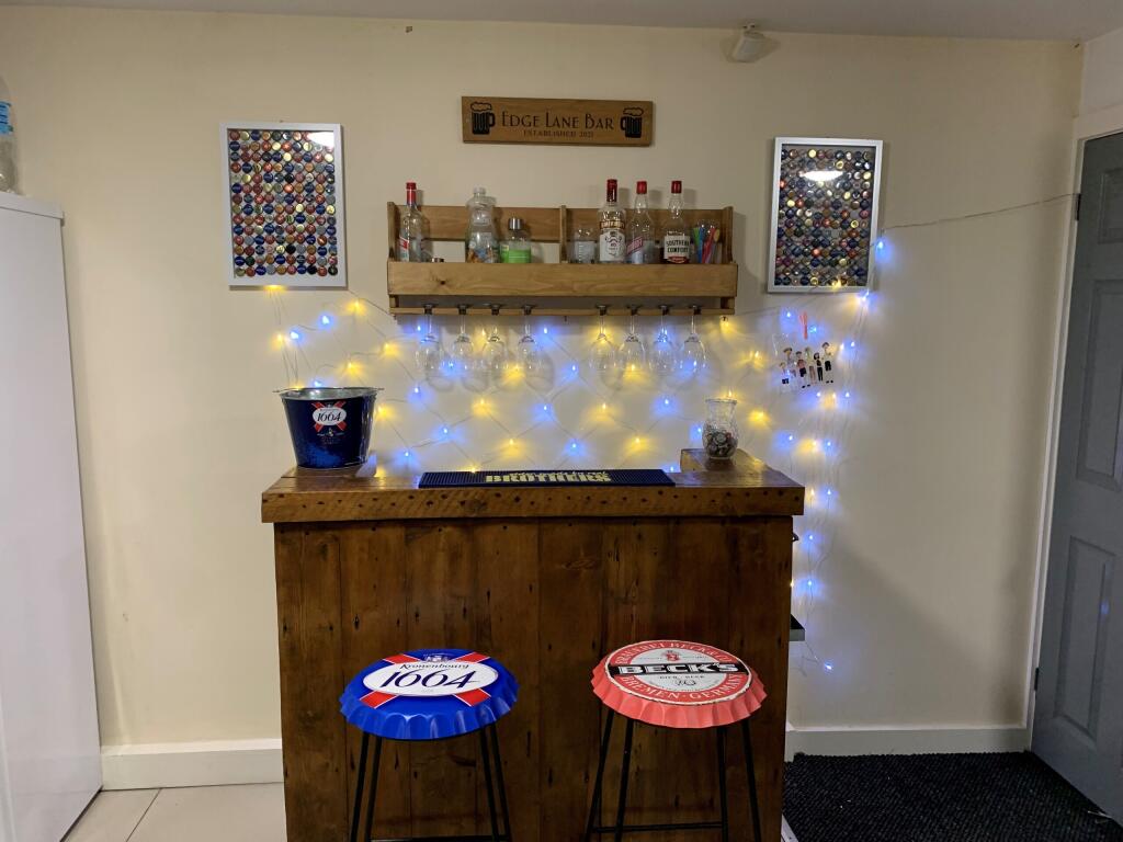 decorated bar