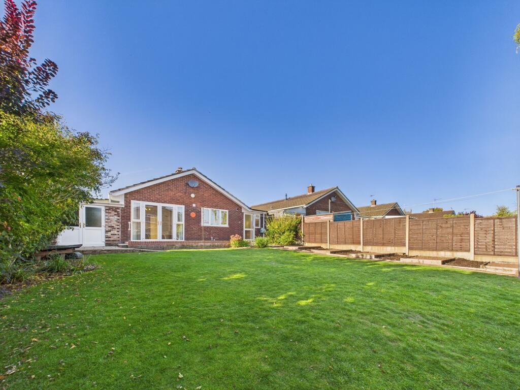 Rear of property