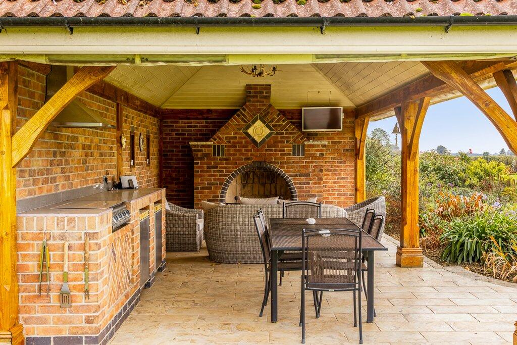 Covered Bbq Area