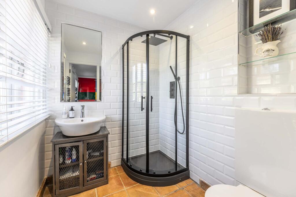 Downstairs shower room