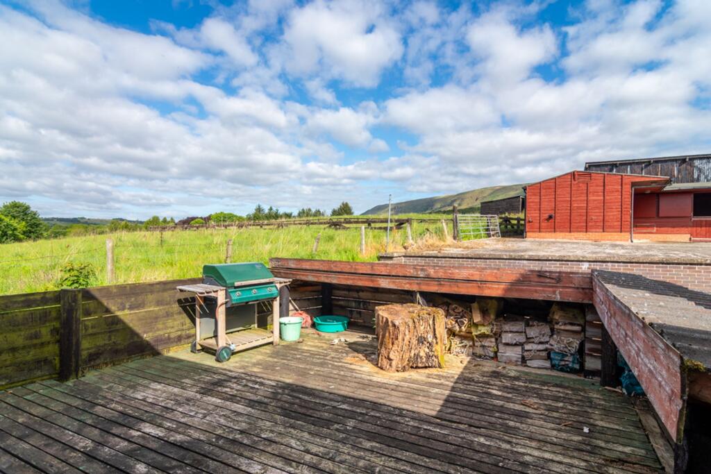 Wood store and  Decking