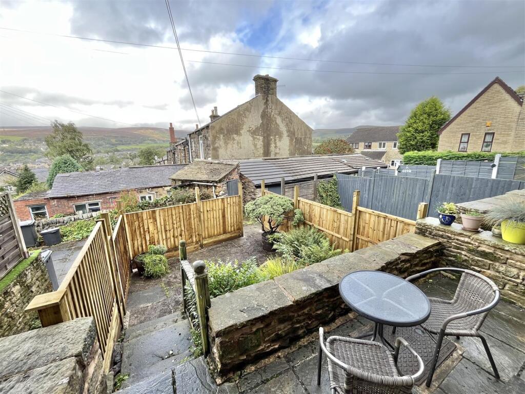 Sub-Divided Shared Garden &amp; Raised Patio Area