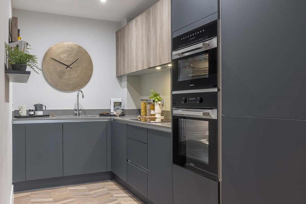 Enjoy a modern, minimalist contemporary designed kitchen