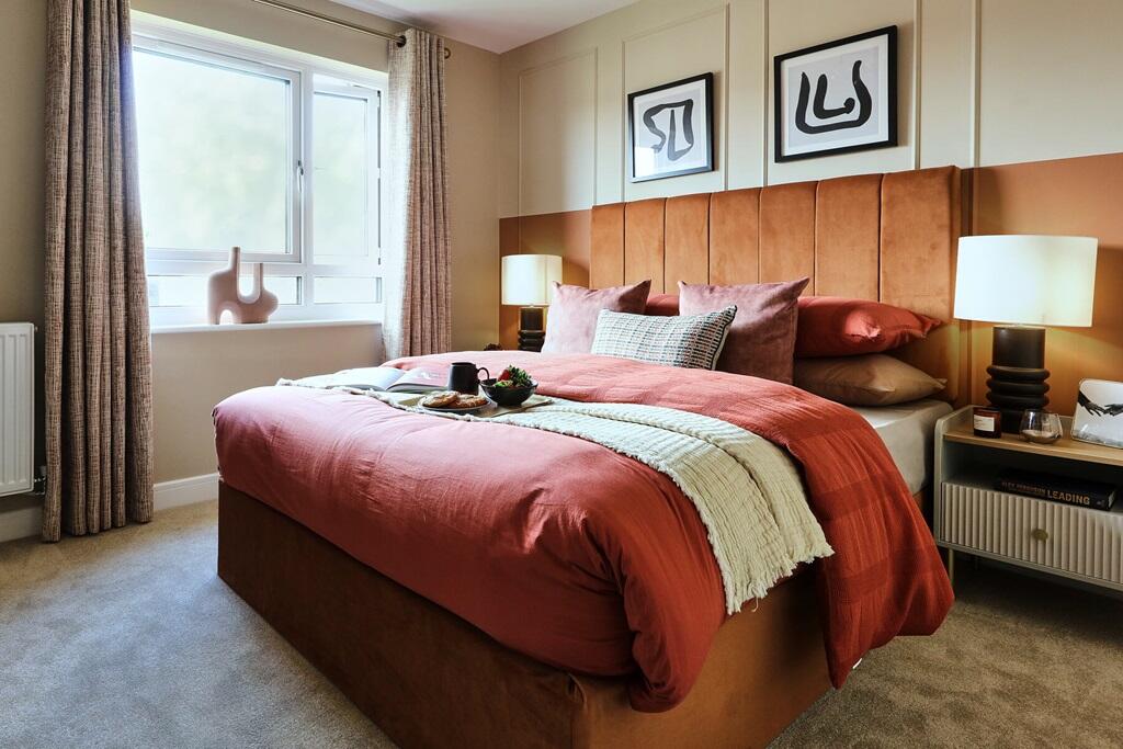 Plenty of space for bedroom furniture