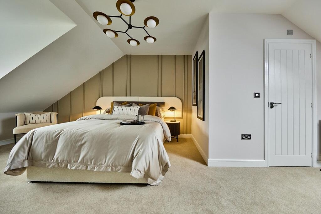 The main bedroom provides a private sanctuary away from it all