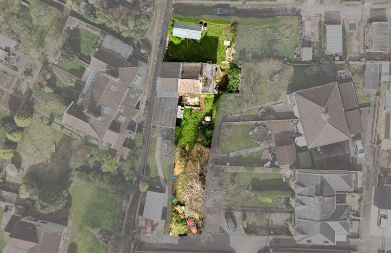 Aerial of plot