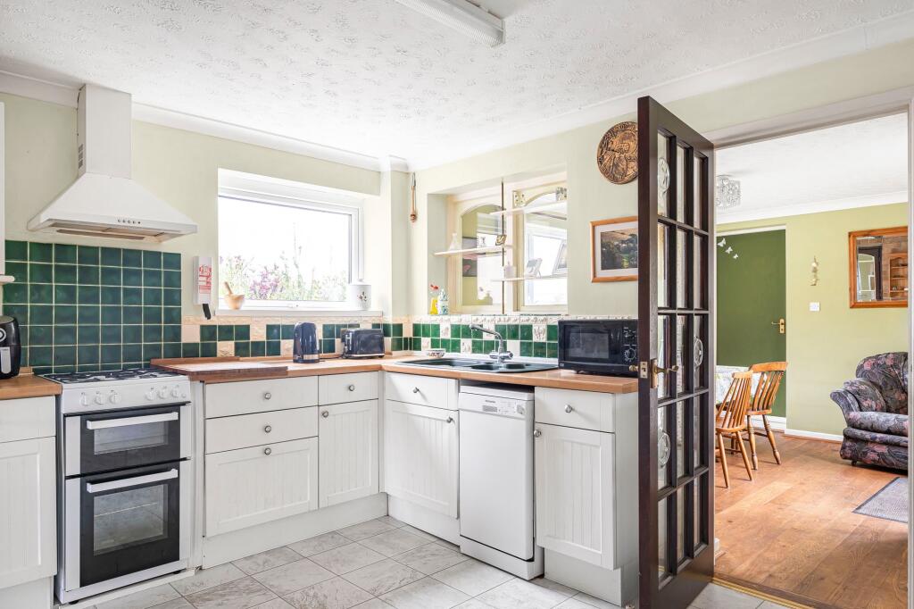 Kitchen into dining room