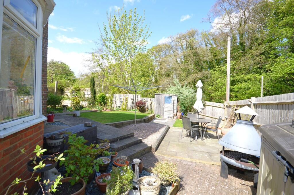 Garden to side and Woods at rear