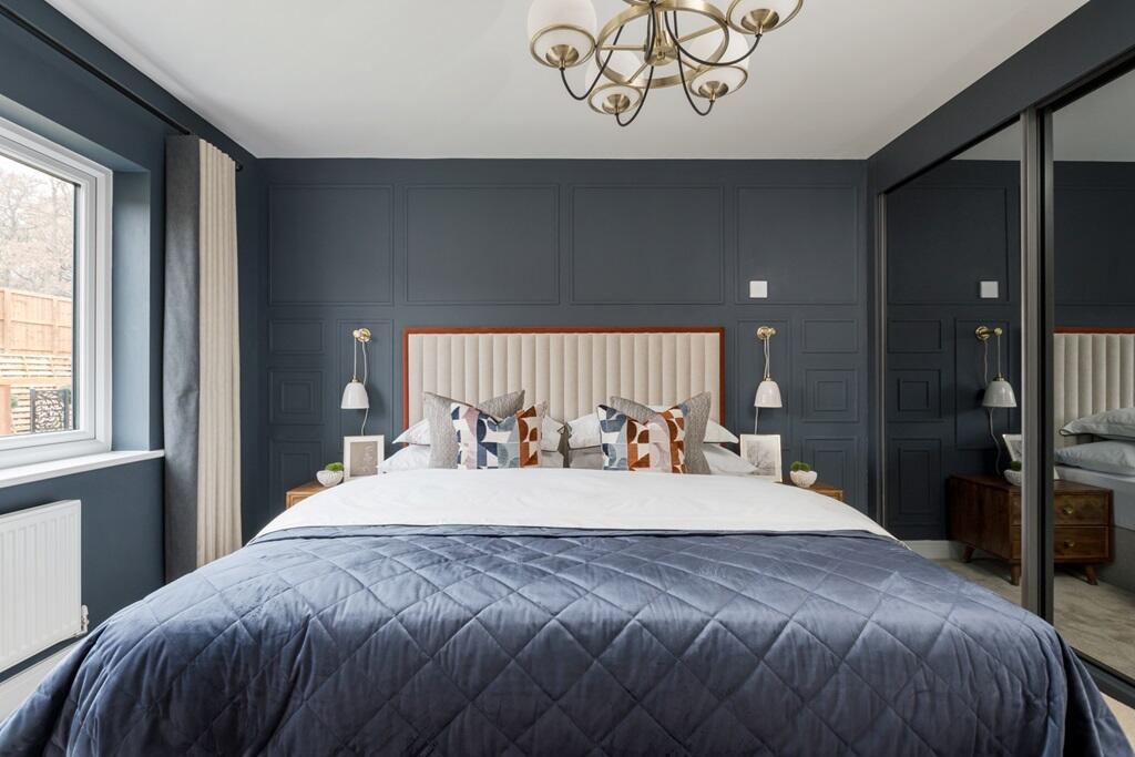 Bedroom 1 is large with space to add a fitted wardrobe