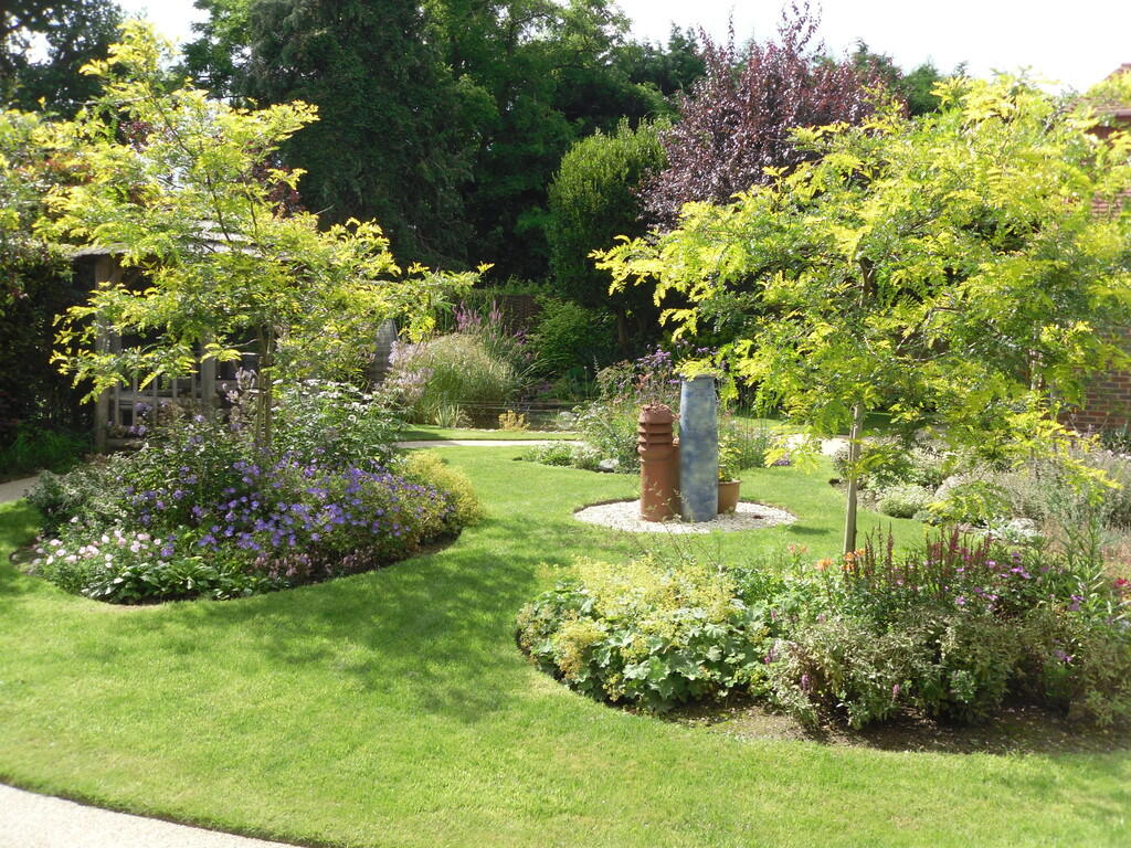 Garden in full bl...