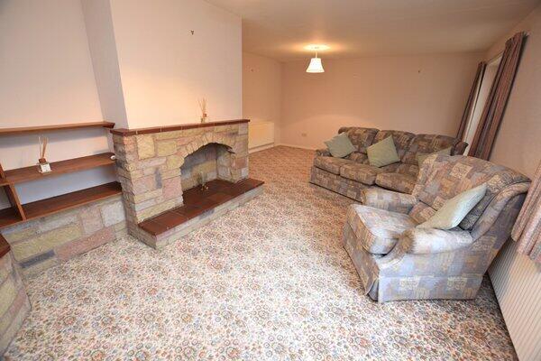 open plan lounge &amp; dining room