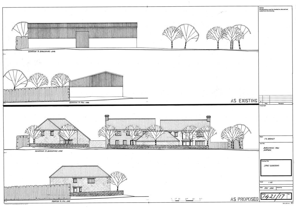 010-158-1026107 Street Elevations Drg No. 1421-17.