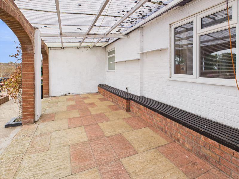 Covered Patio Seating Area