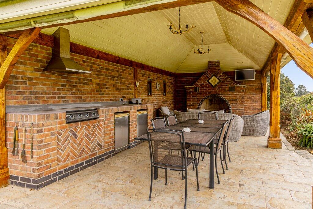 Covered Bbq Area
