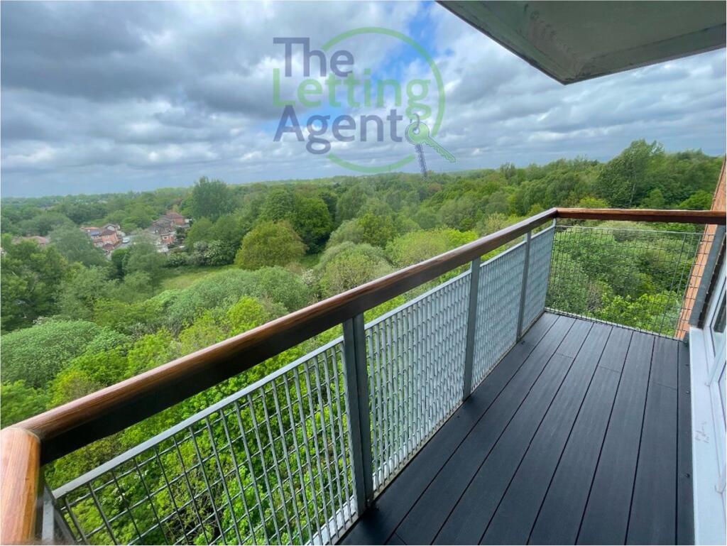 View from Living Room Balcony over Heaton Park