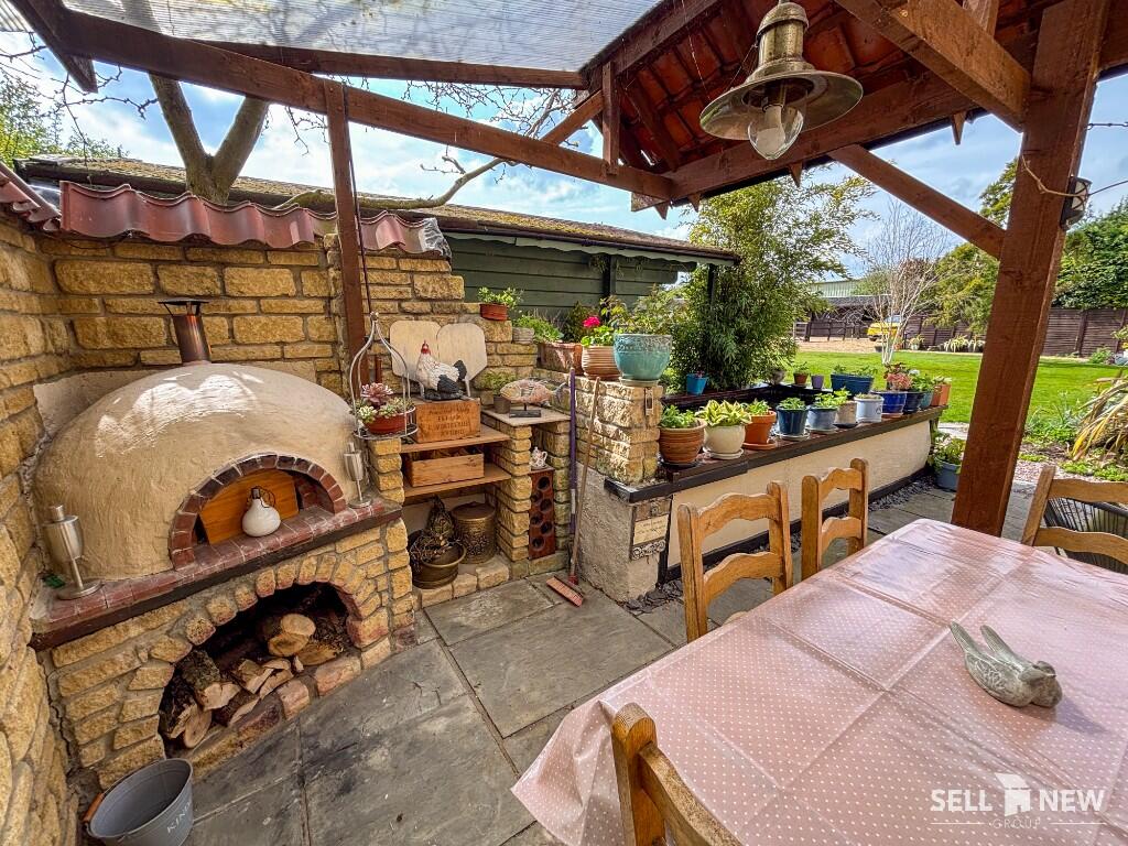Alfresco dining area