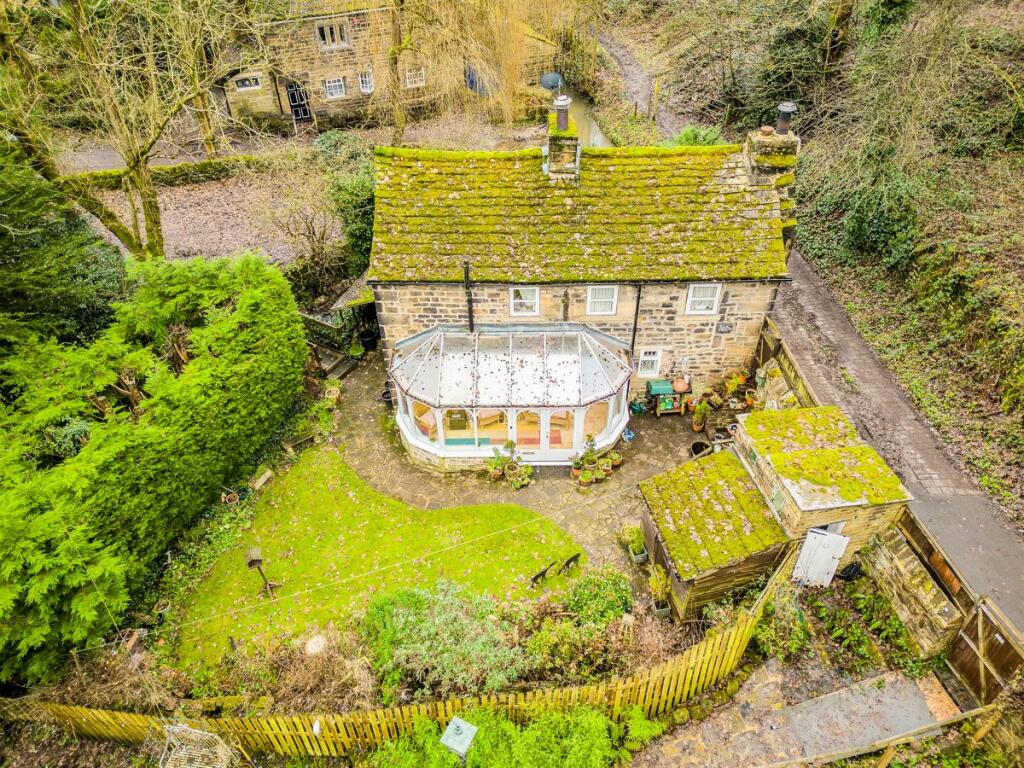 Rear of cottage and garden