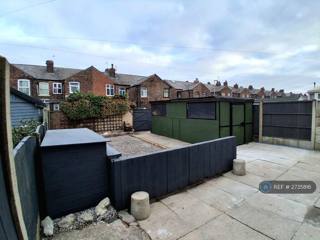 Rear Garden And Storage Garage